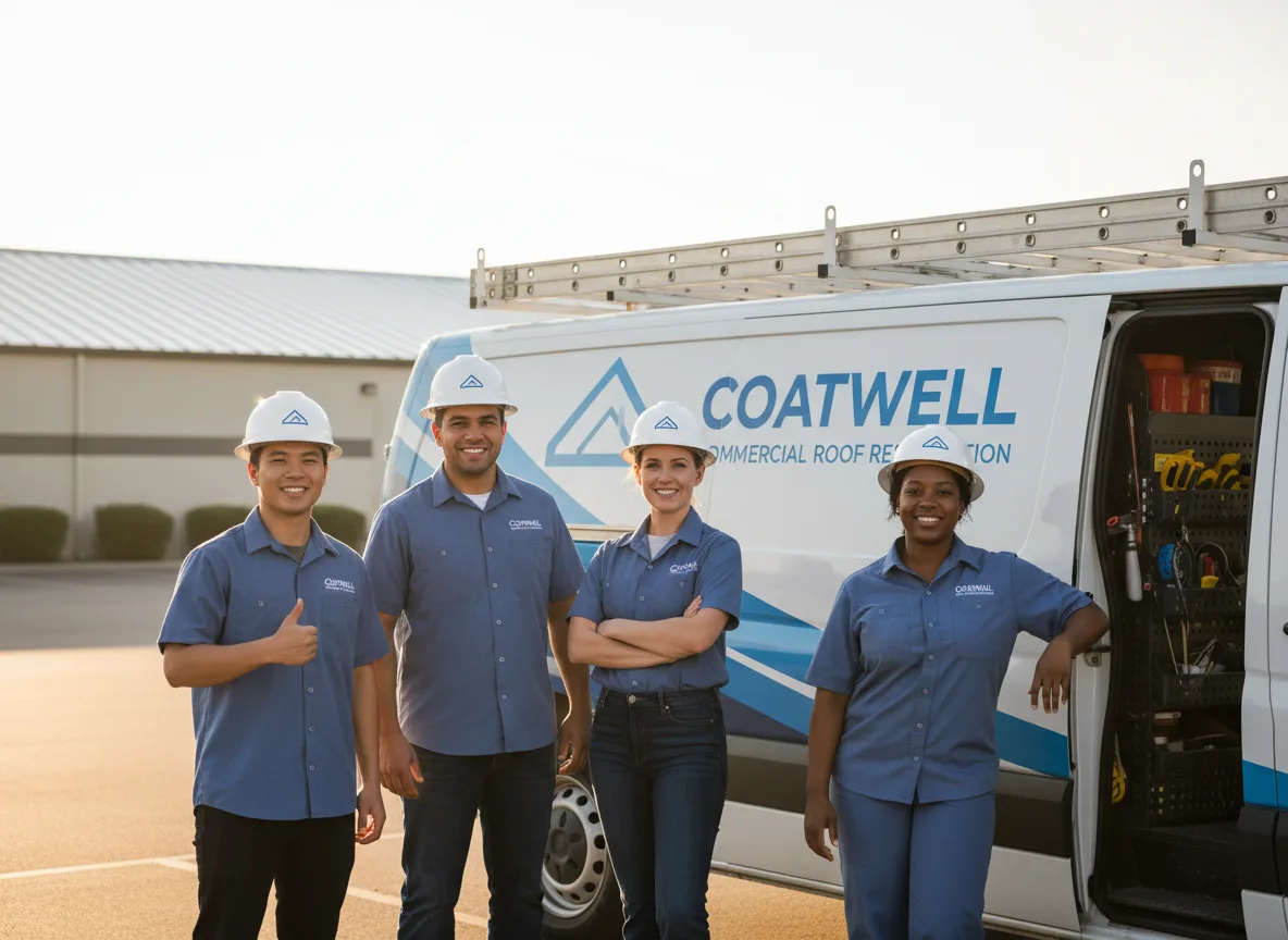 Commercial roof coating company in Hingham, MA